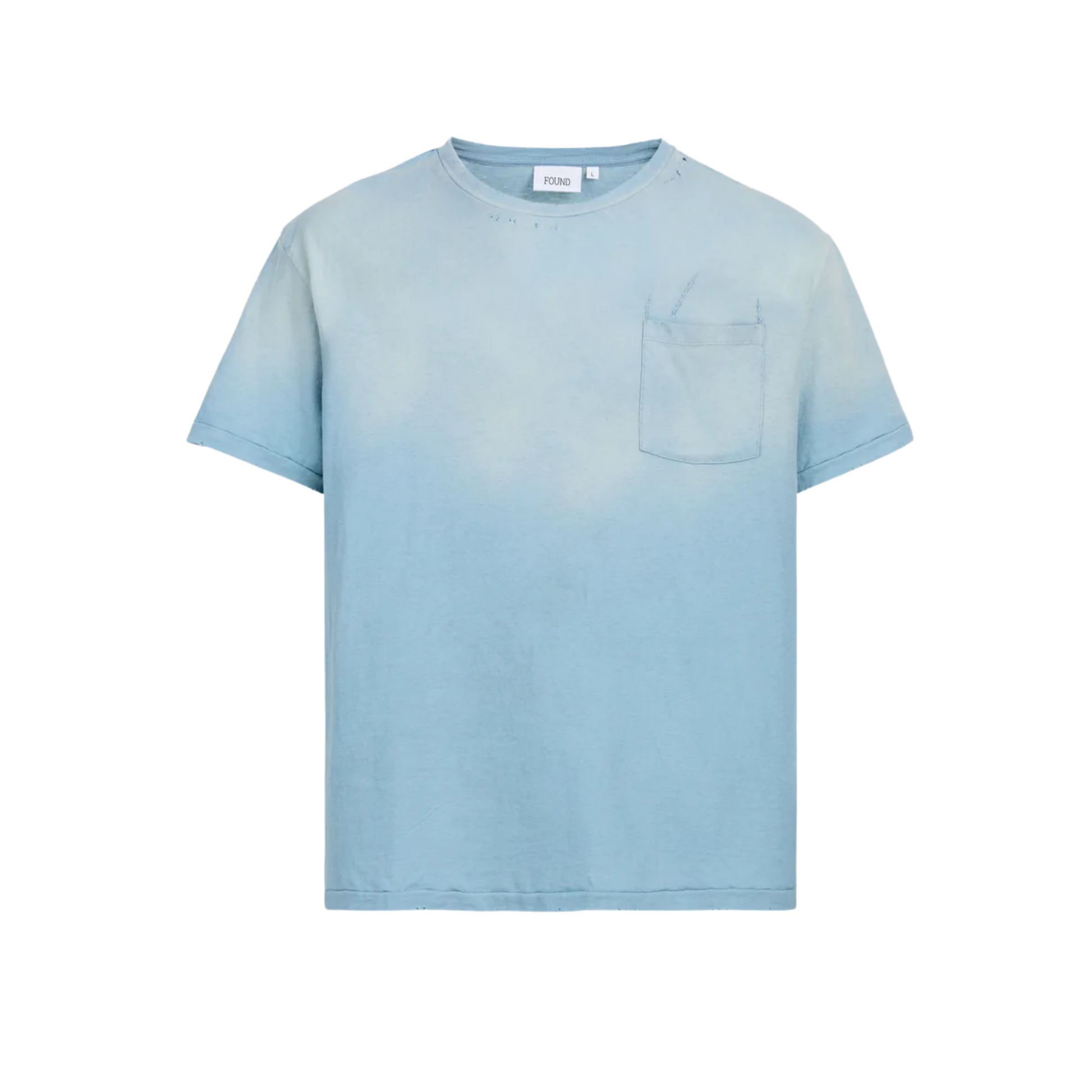 Weathered Pocket Tee FADED BLUE