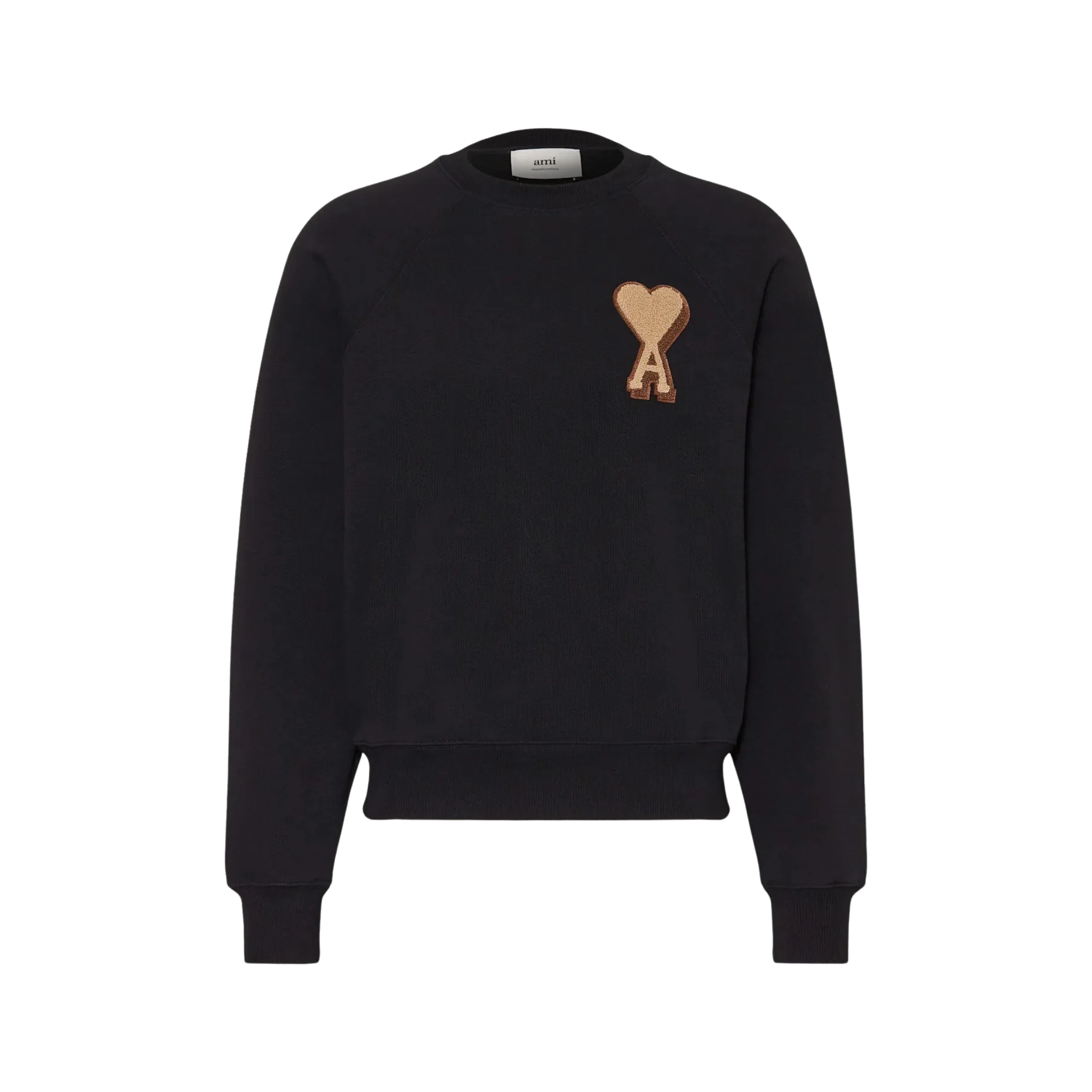 Sweatshirt Ami De Coeur Patch Noir