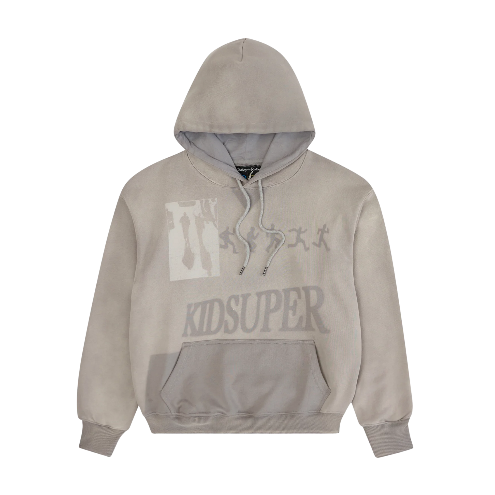 Sun Faded Hoodie Grey