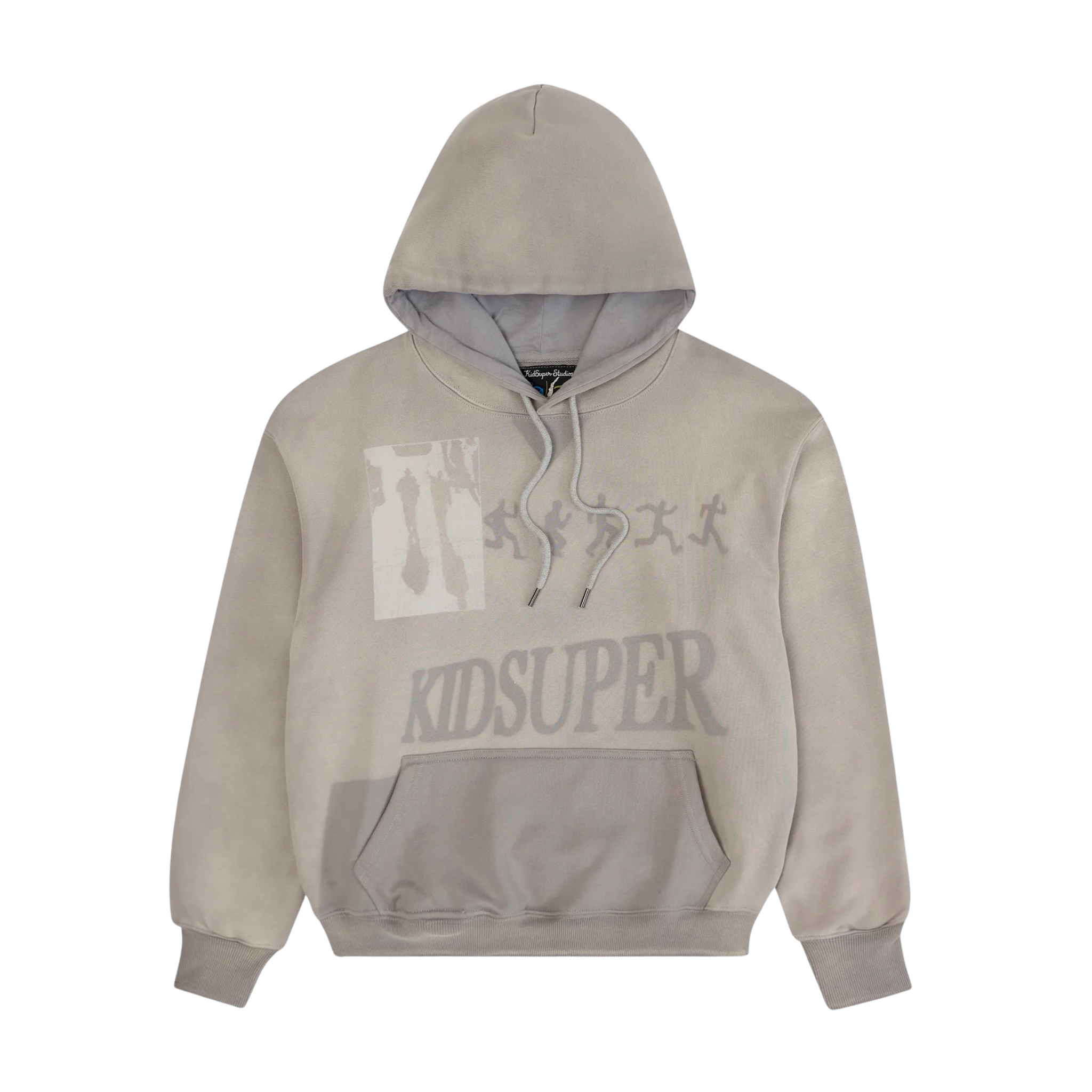 Sun Faded Hoodie Grey