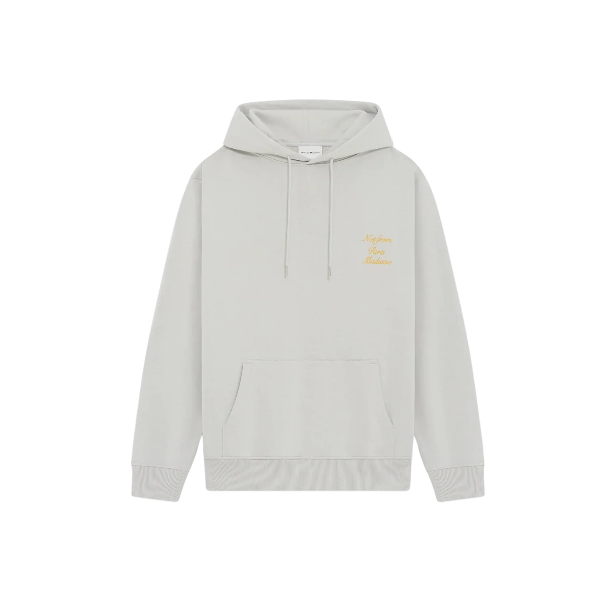 Le Hoodie Slogan Calligraphie Grey