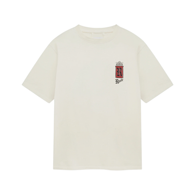 RHUDE FUMAR 91 TEE VINTAGE WHITE