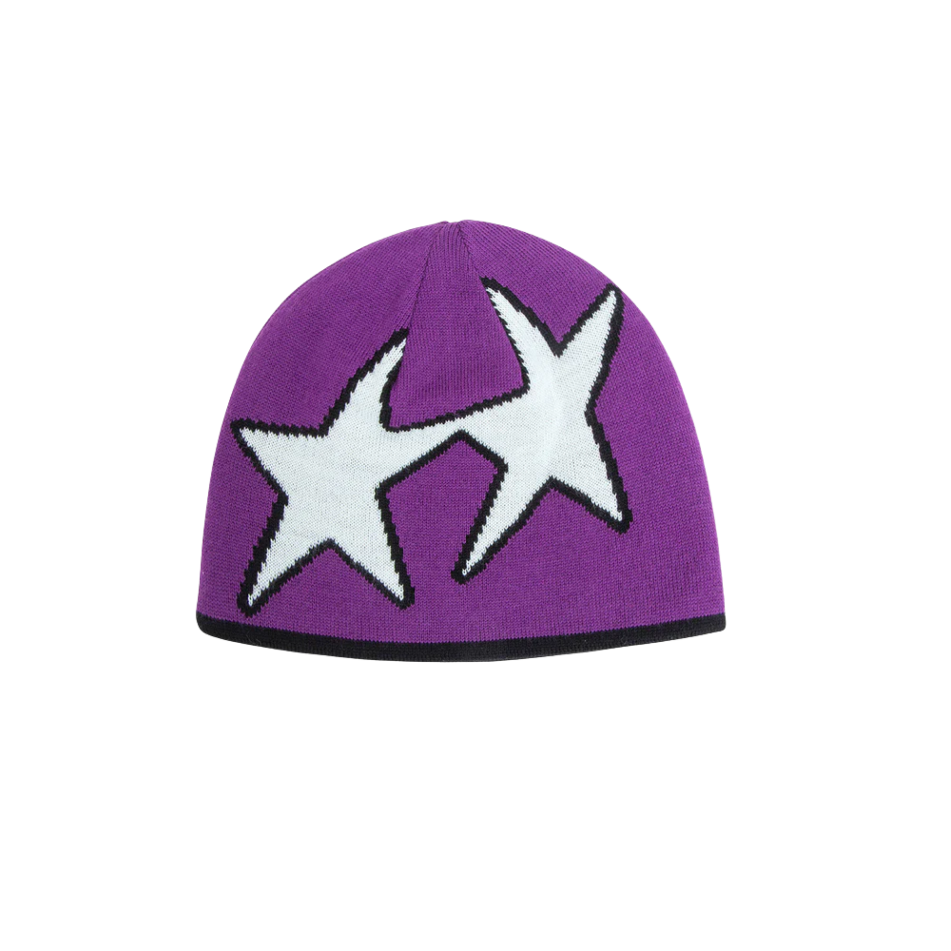 Reversible Icon Black/Purple Beanie