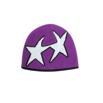 Reversible Icon Black/Purple Beanie