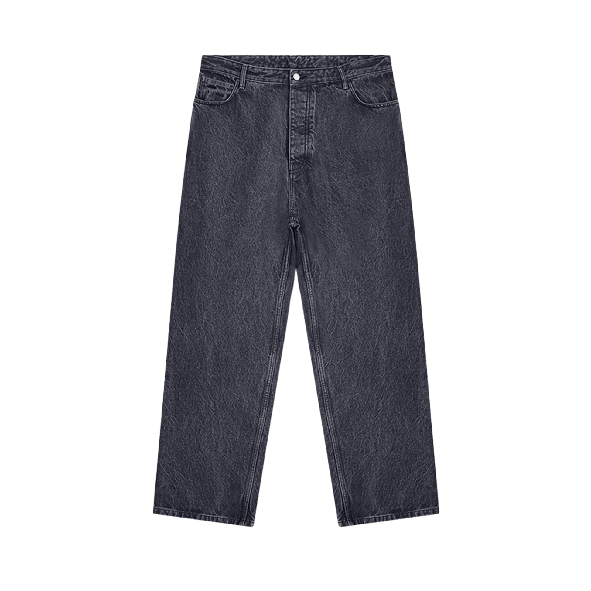 Denim Pants Washed Black