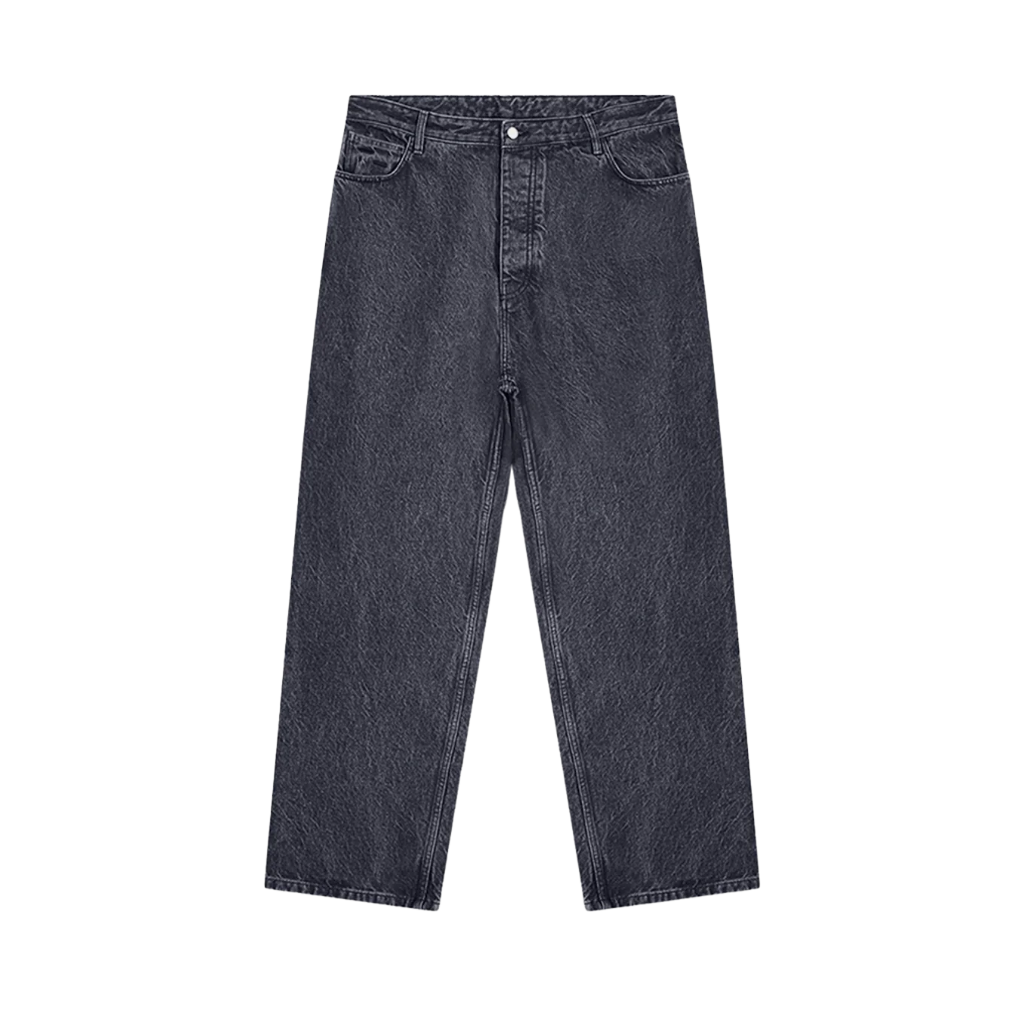 Denim Pants Washed Black