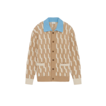 Le Cardigan Torsades Bicolore