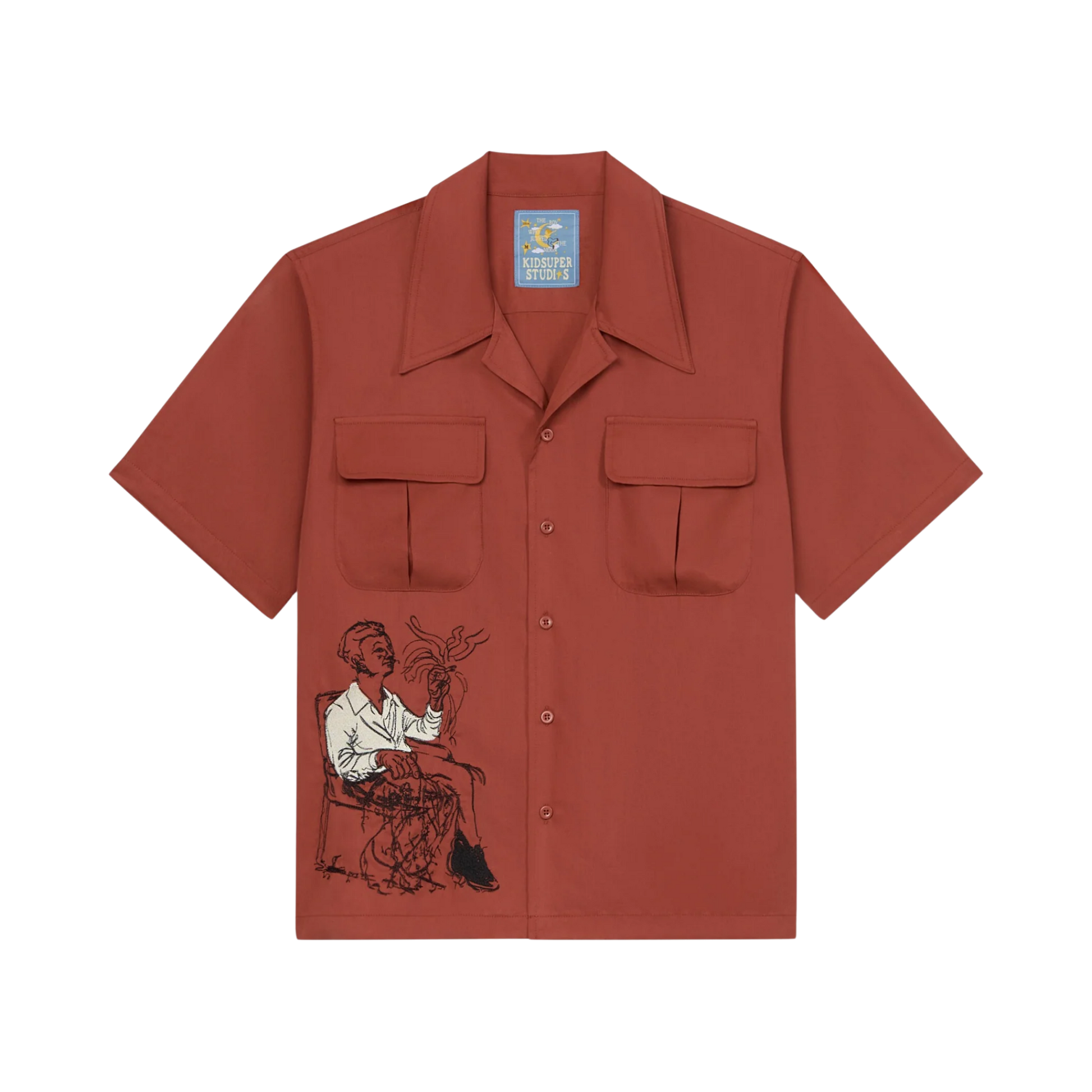 Technicolor Dreams Lycra Shirt Burgundy