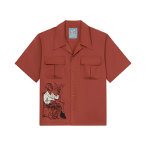 Technicolor Dreams Lycra Shirt Burgundy