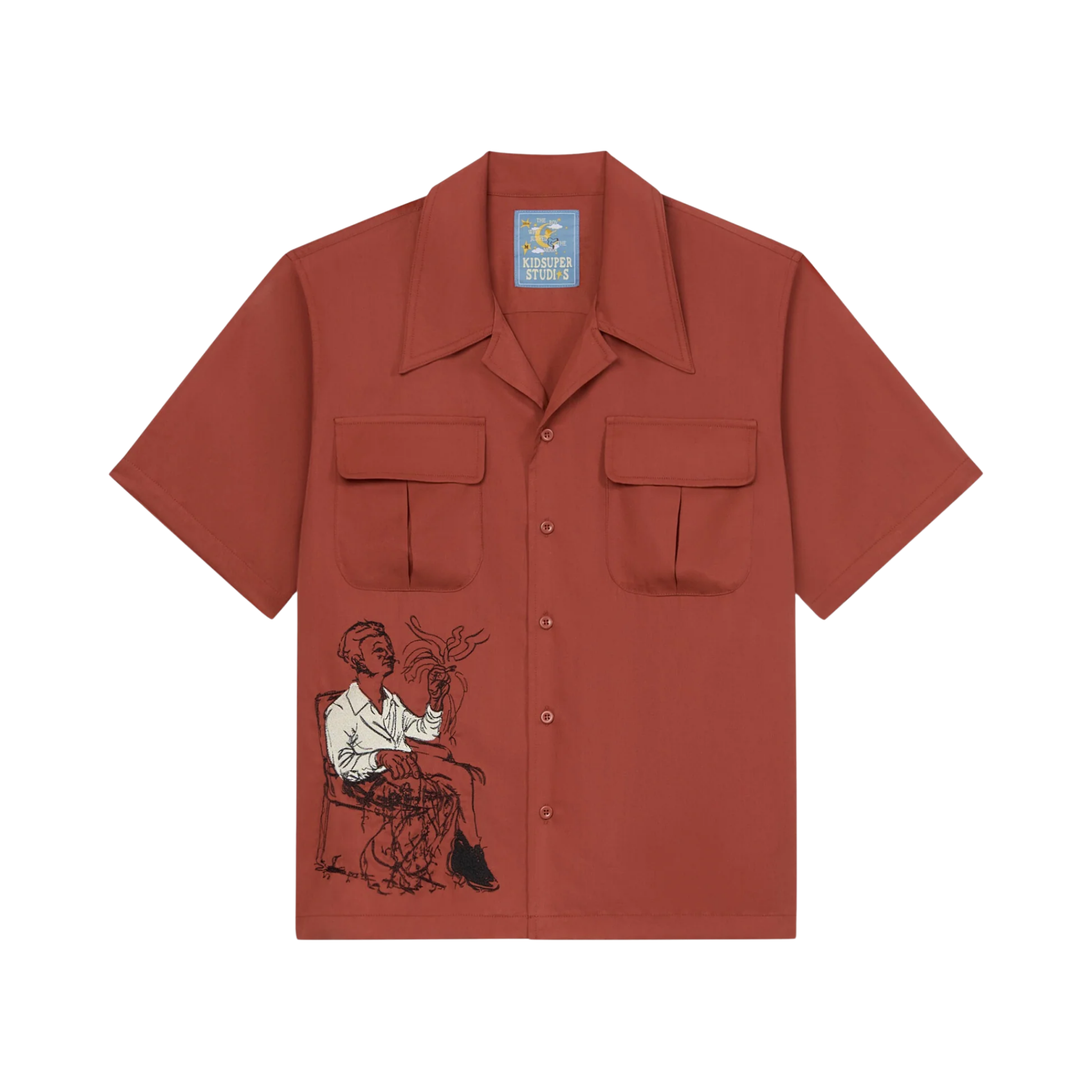 Technicolor Dreams Lycra Shirt Burgundy