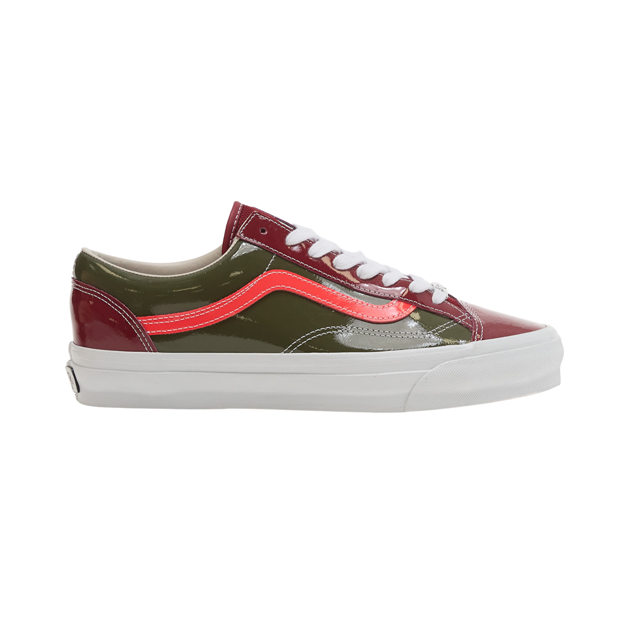 LX Old Skool 36 Patent Bordeaux Olive