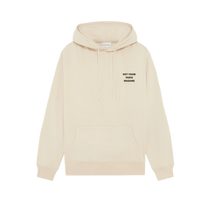 Classic Slogan Hoodie Beige