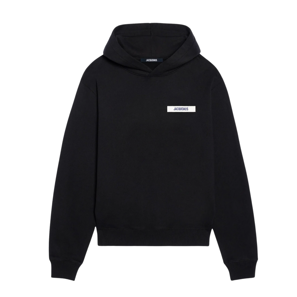 Hoodie avec Capuche Gros Grain Noir