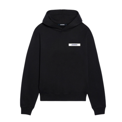 Hoodie avec Capuche Gros Grain Noir