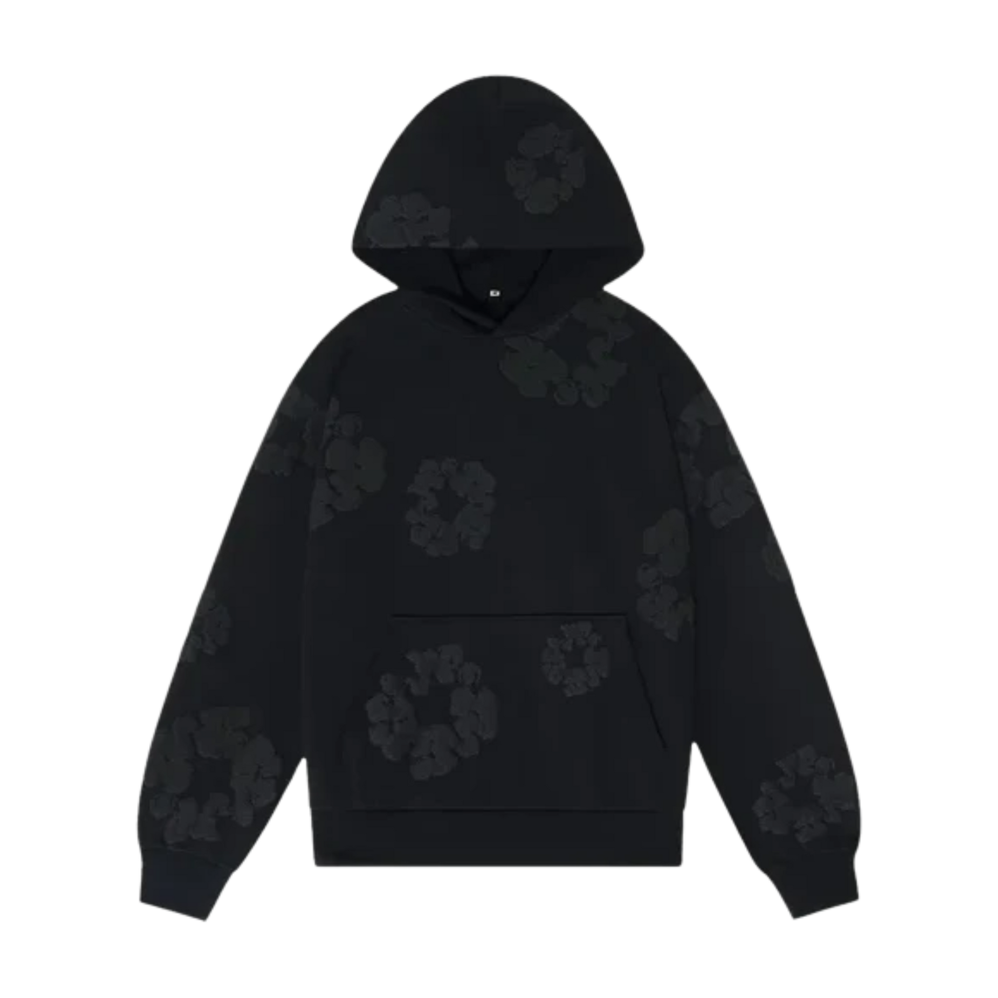 Denim Tears The Cotton Wreath Sweatshirt - Black Monochrome