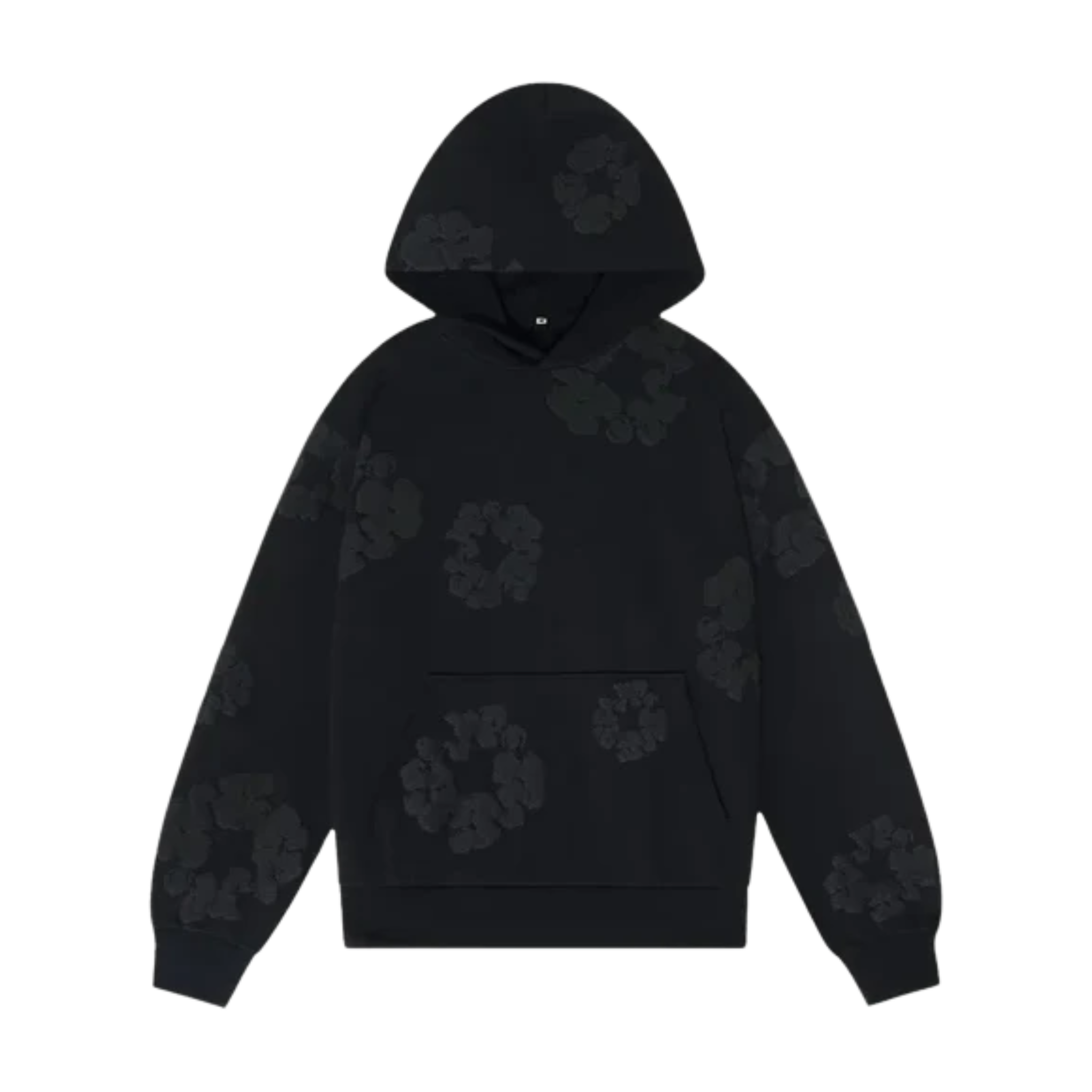Denim Tears The Cotton Wreath Sweatshirt - Black Monochrome