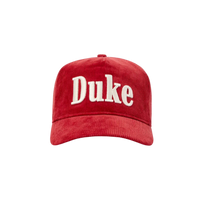 DUKE RED CORDUROY CAP