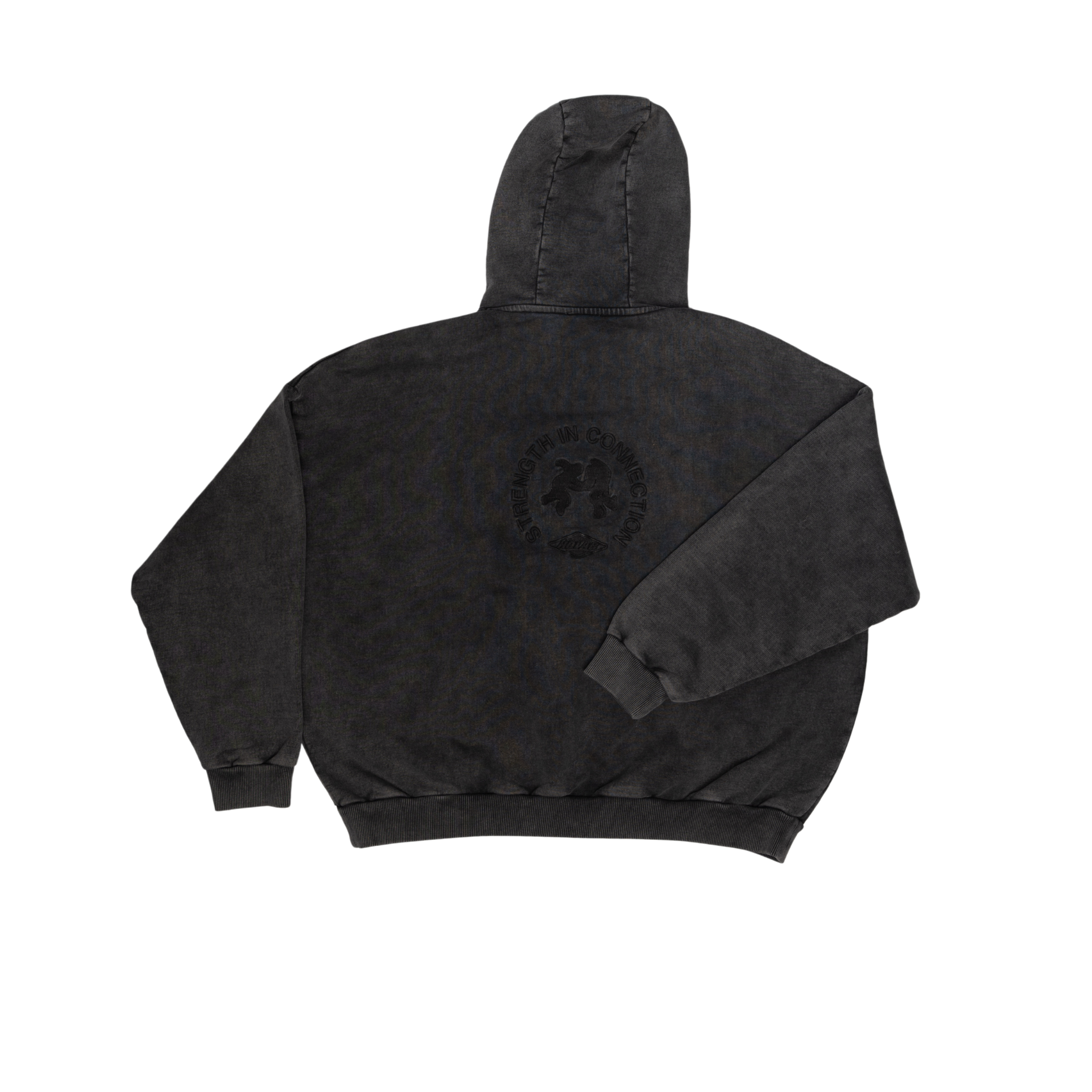 Kolab Black Zip-Up Hoodie