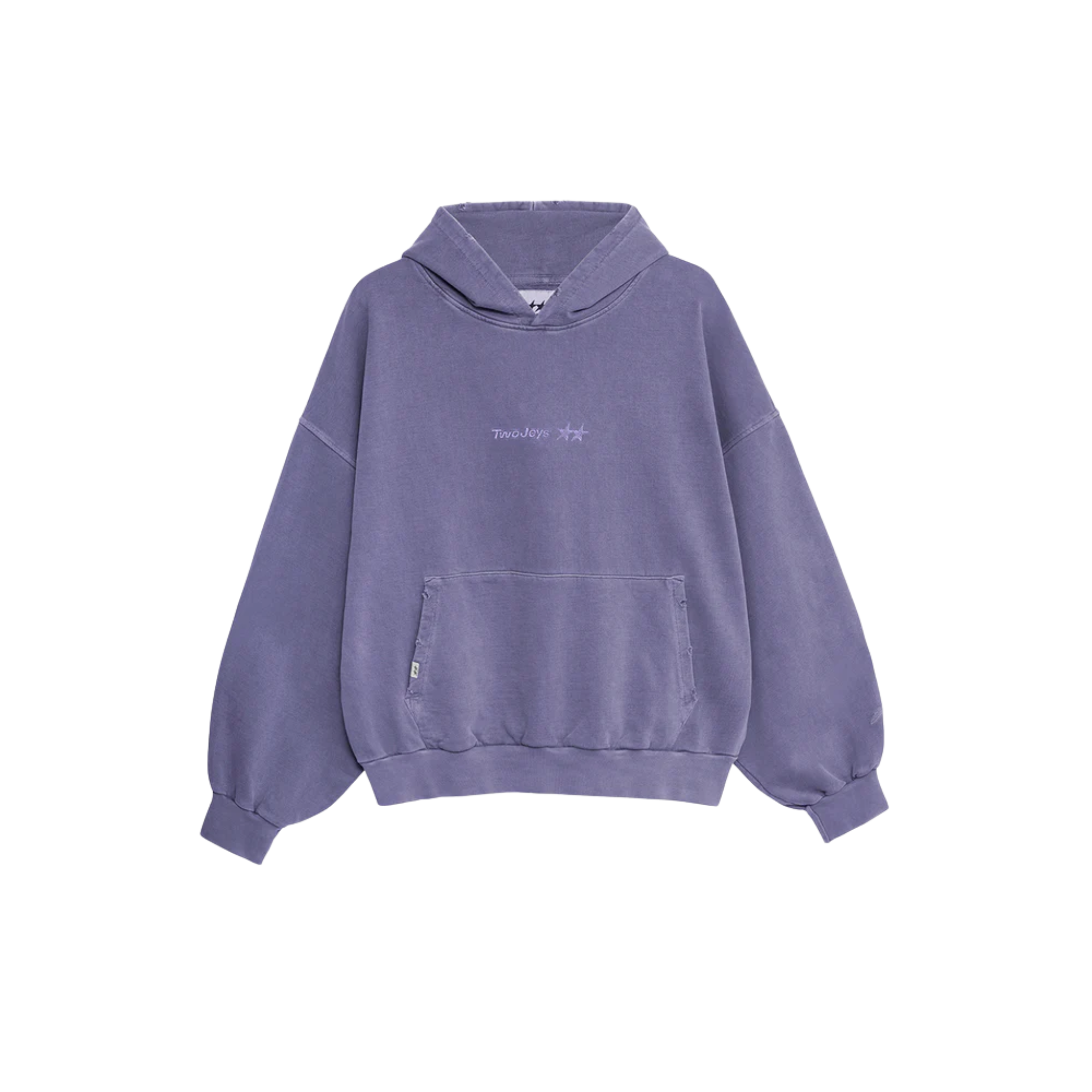 Pigment Dyed Purple Icon Hoodie