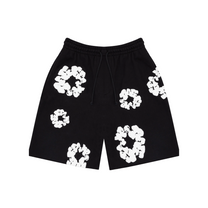 Denim Tears The Cotton Wreath Shorts Black