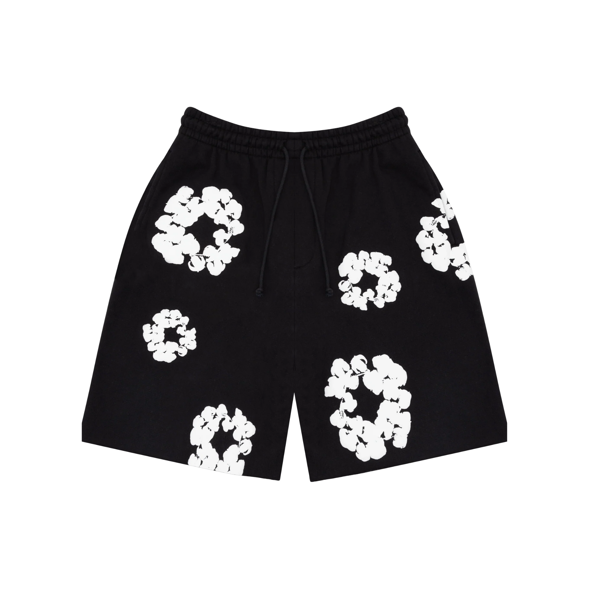 Denim Tears The Cotton Wreath Shorts Black