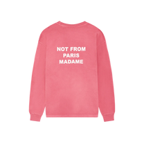 Washed Long Sleeve Slogan T-shirt