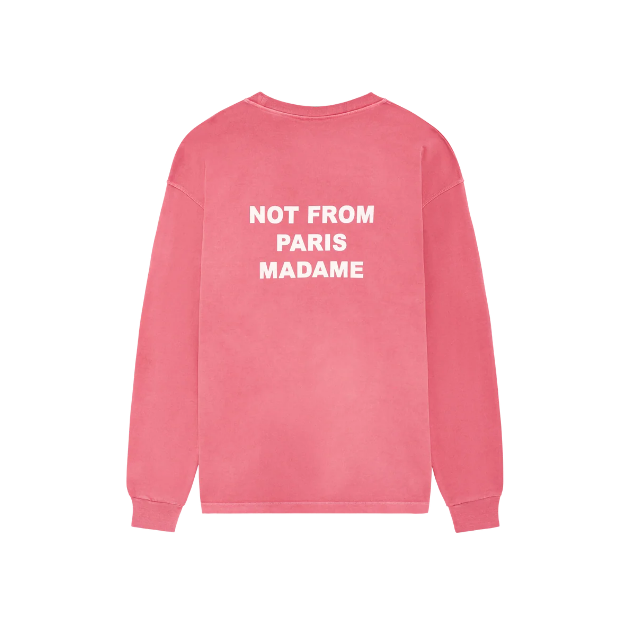 Washed Long Sleeve Slogan T-shirt