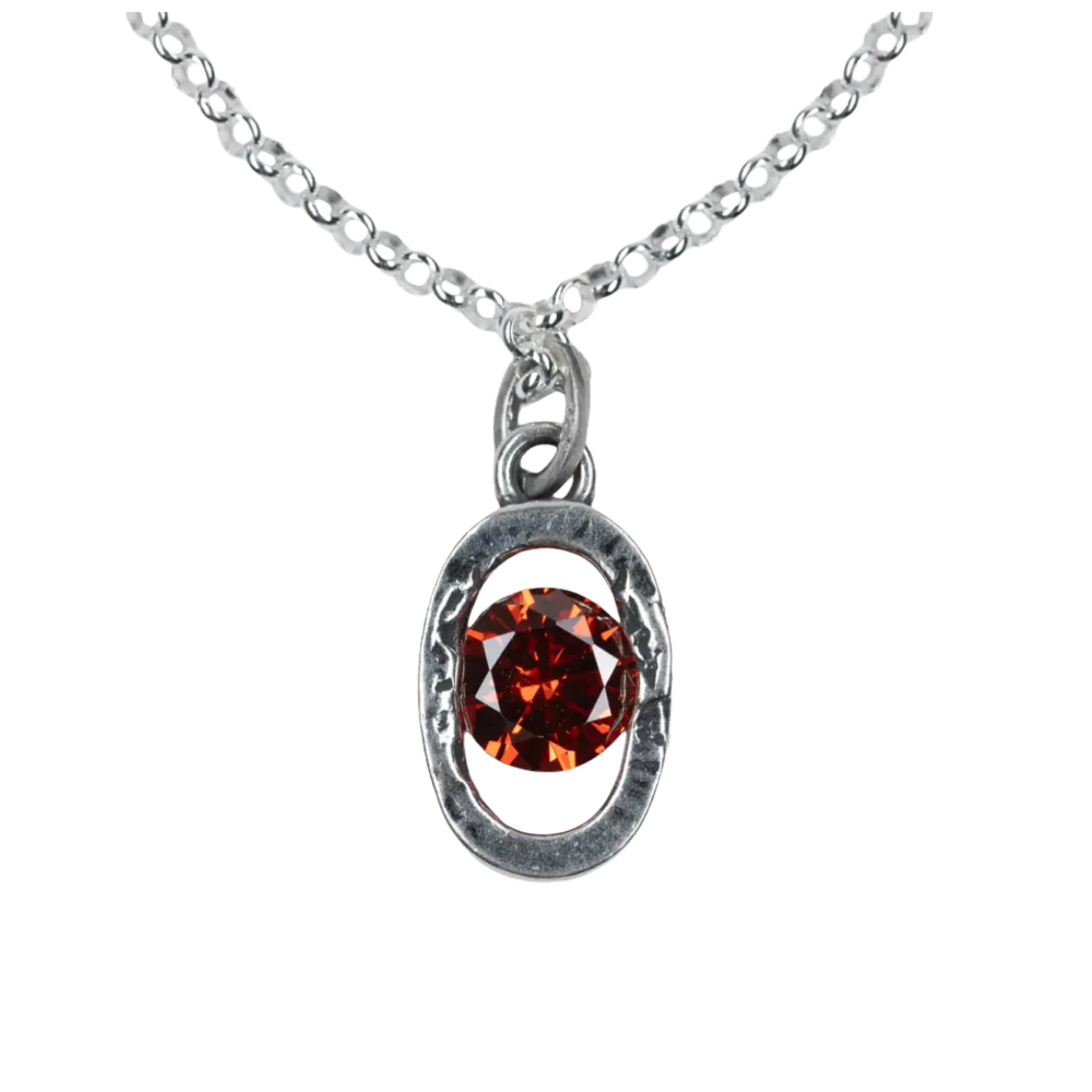 Icon Link Ruby Necklace