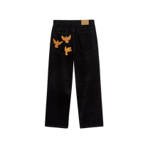 Washed Doves Sueded Denim Black