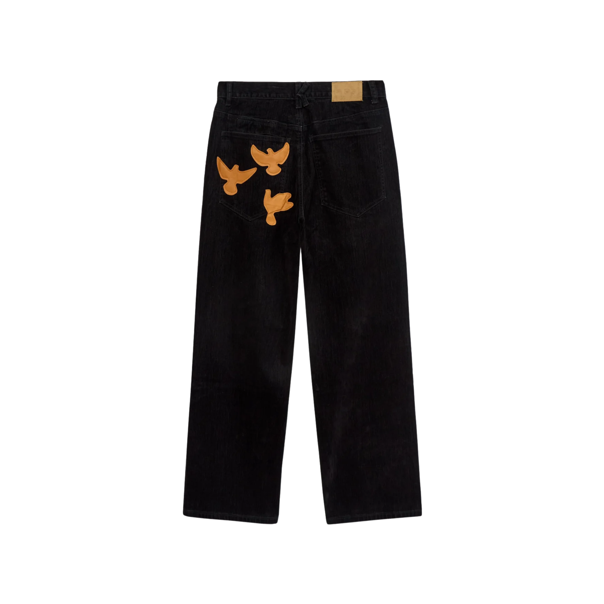 Washed Doves Sueded Denim Black