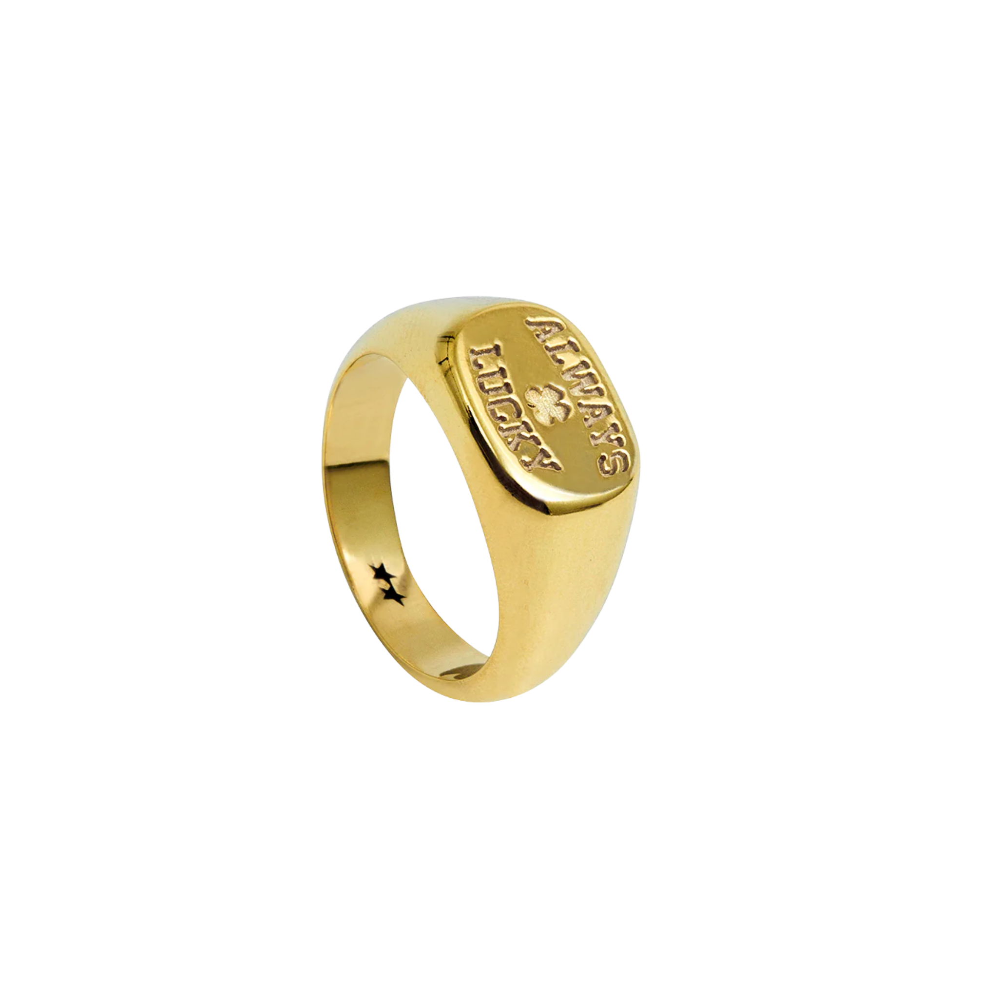 Twojeys Always Lucky Signet Ring