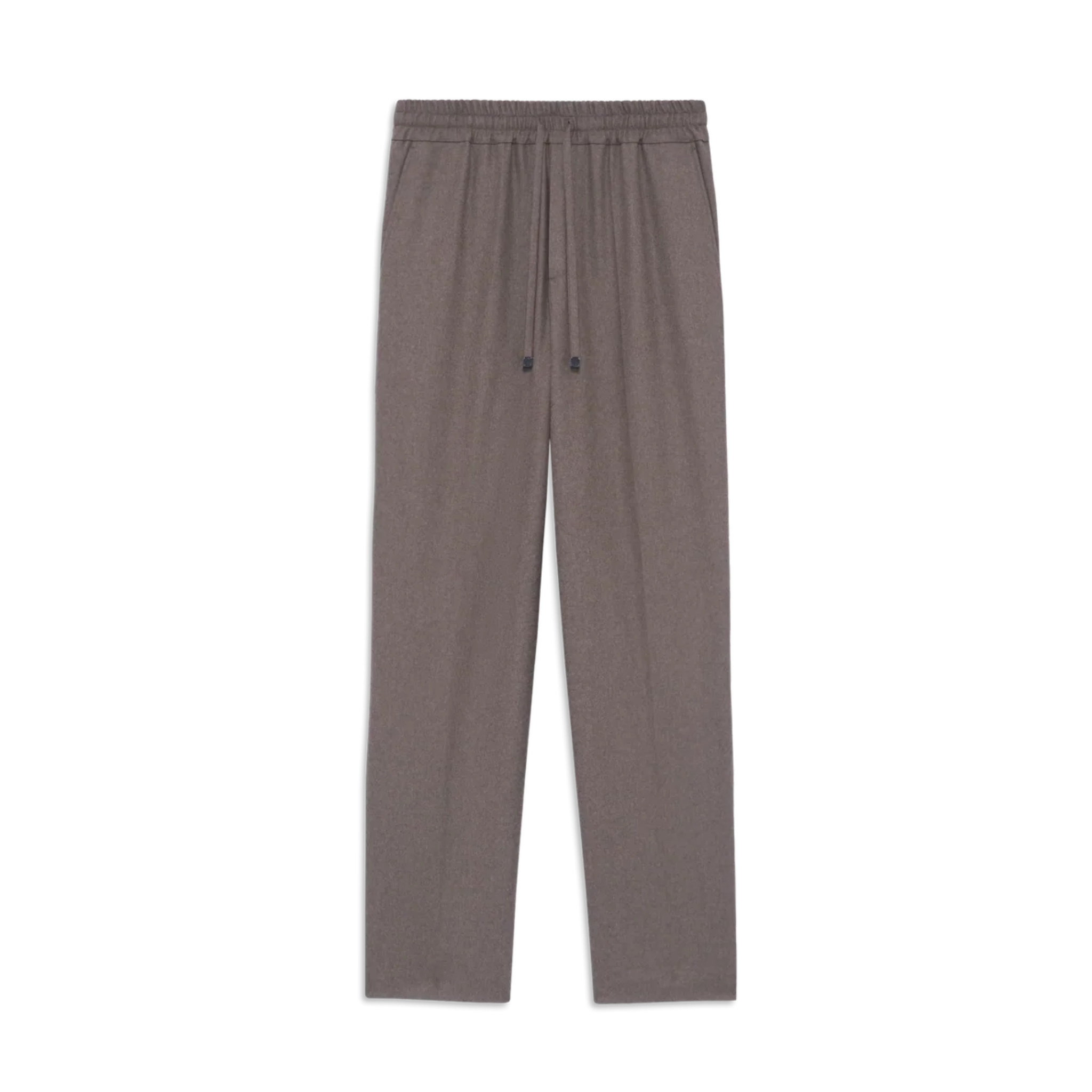 Elastic Waist Flannel Pants