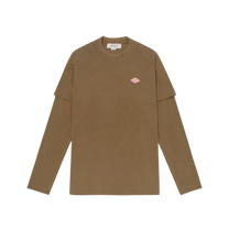 Double Long Sleeve T-shirt - Khaki