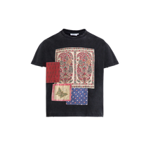 Patchwork Tee Black