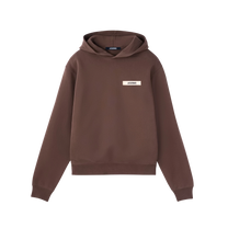 Hoodie avec Capuche Gros Grain Marron