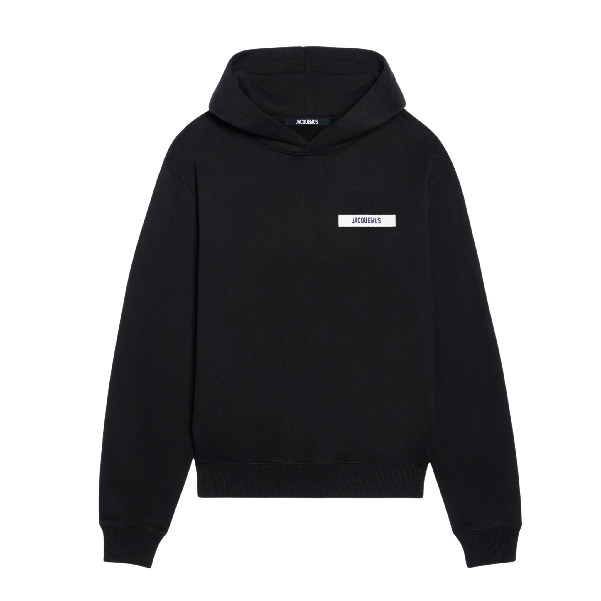 Hoodie avec Capuche Gros Grain Noir
