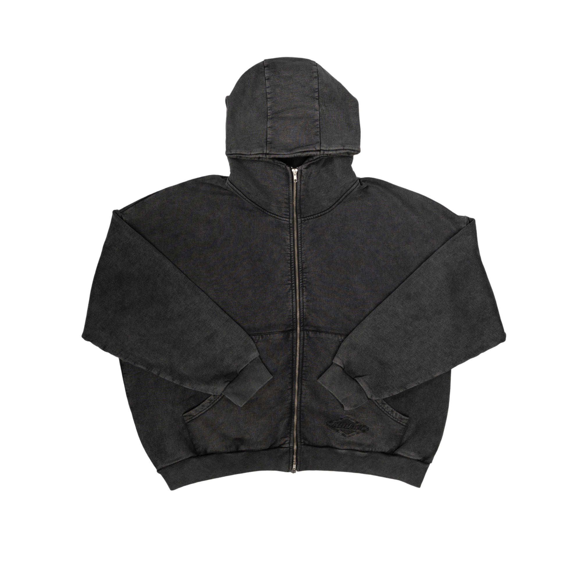 Kolab Black Zip-Up Hoodie