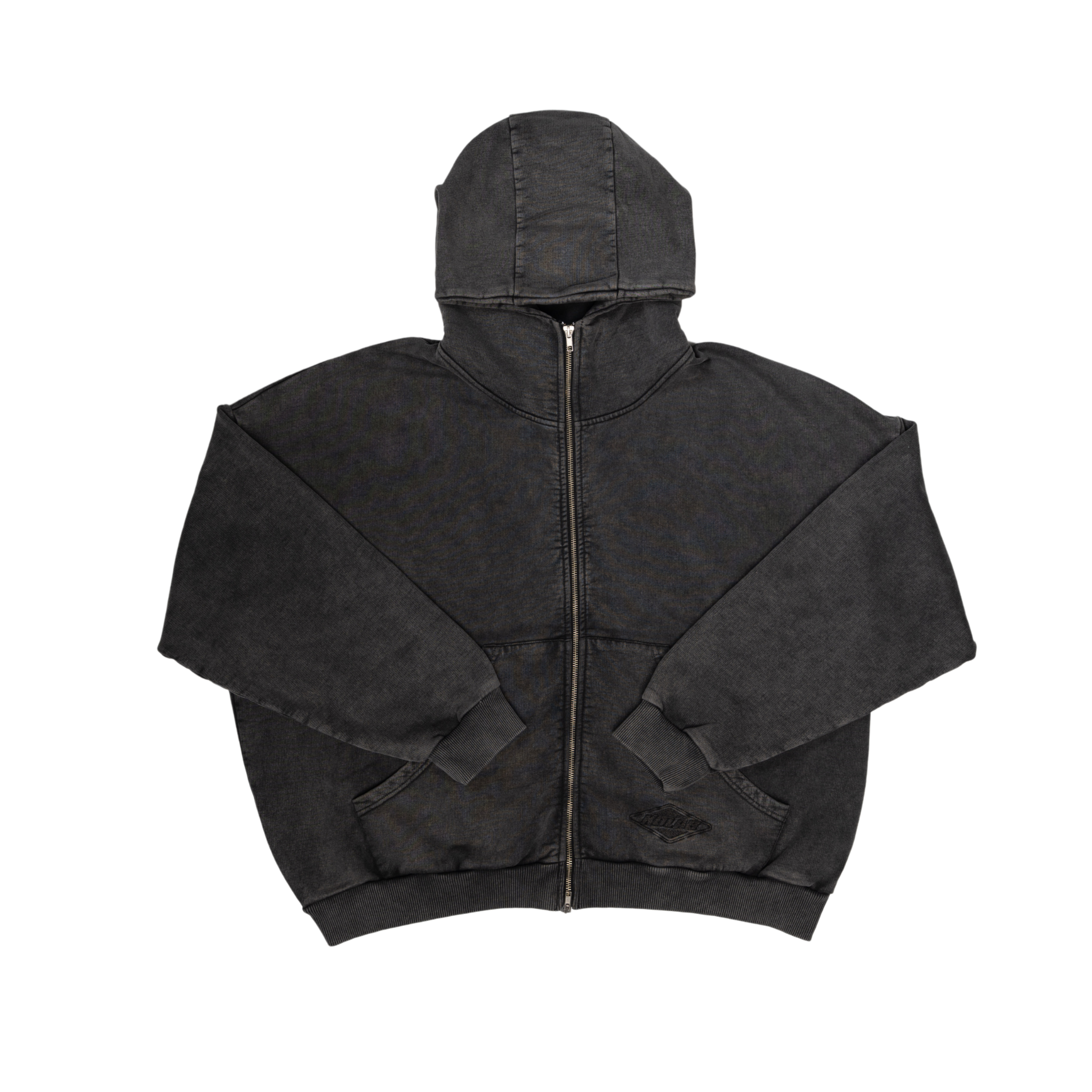 Kolab Black Zip-Up Hoodie