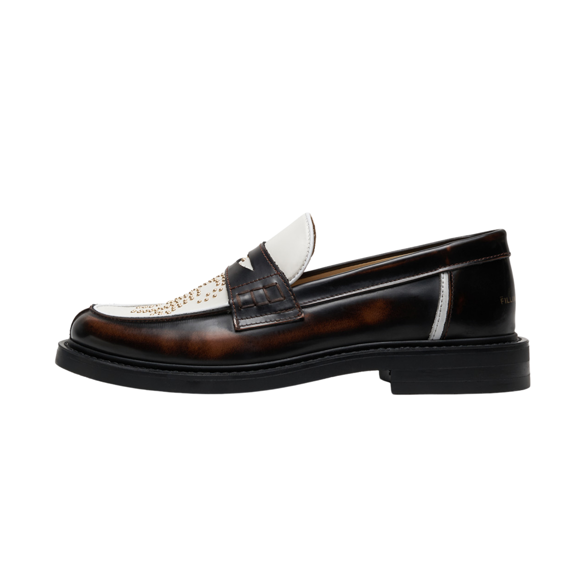 Loafer Gowtu Studs Brown