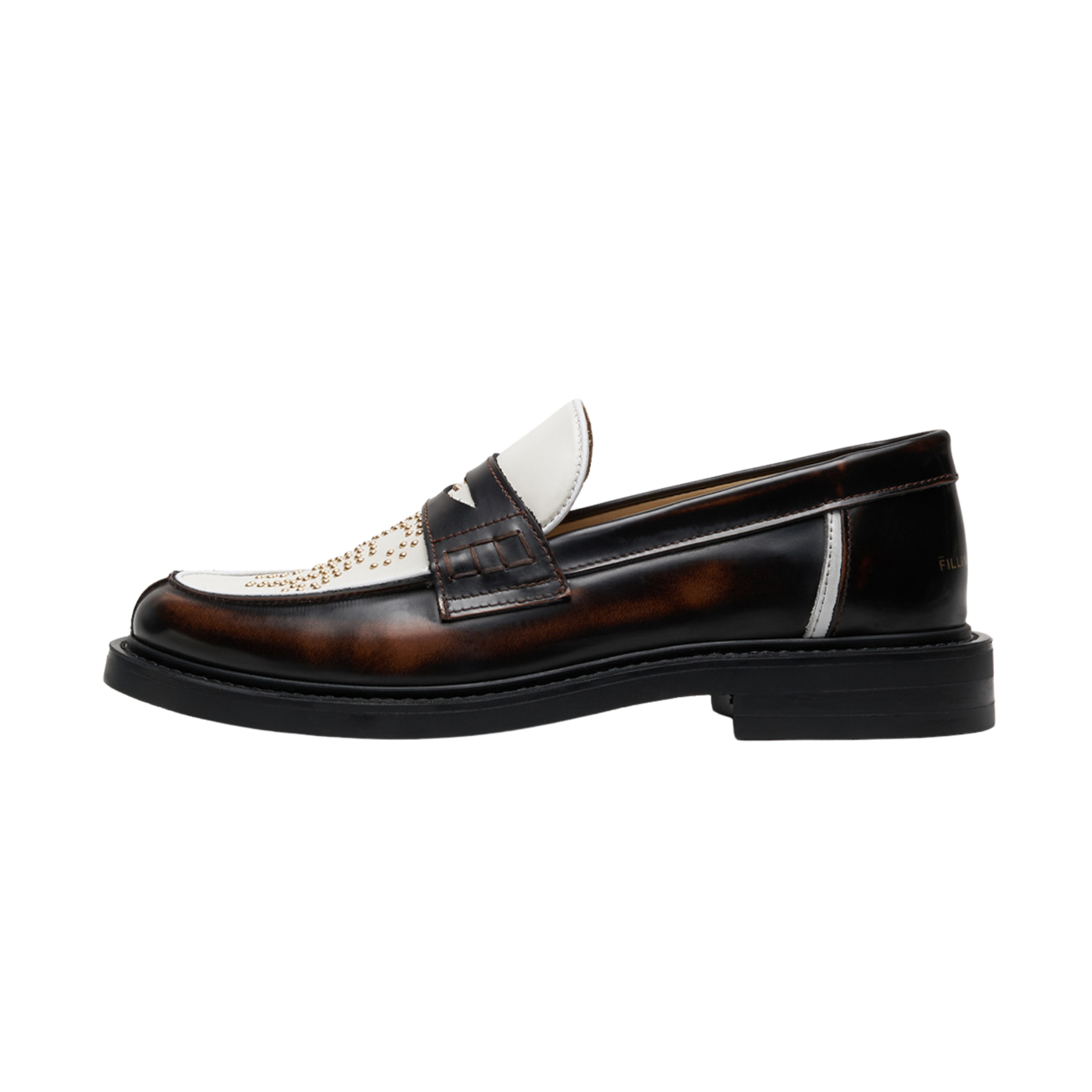 Loafer Gowtu Studs Brown