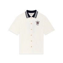 Chemise Piquée Slogan Rose