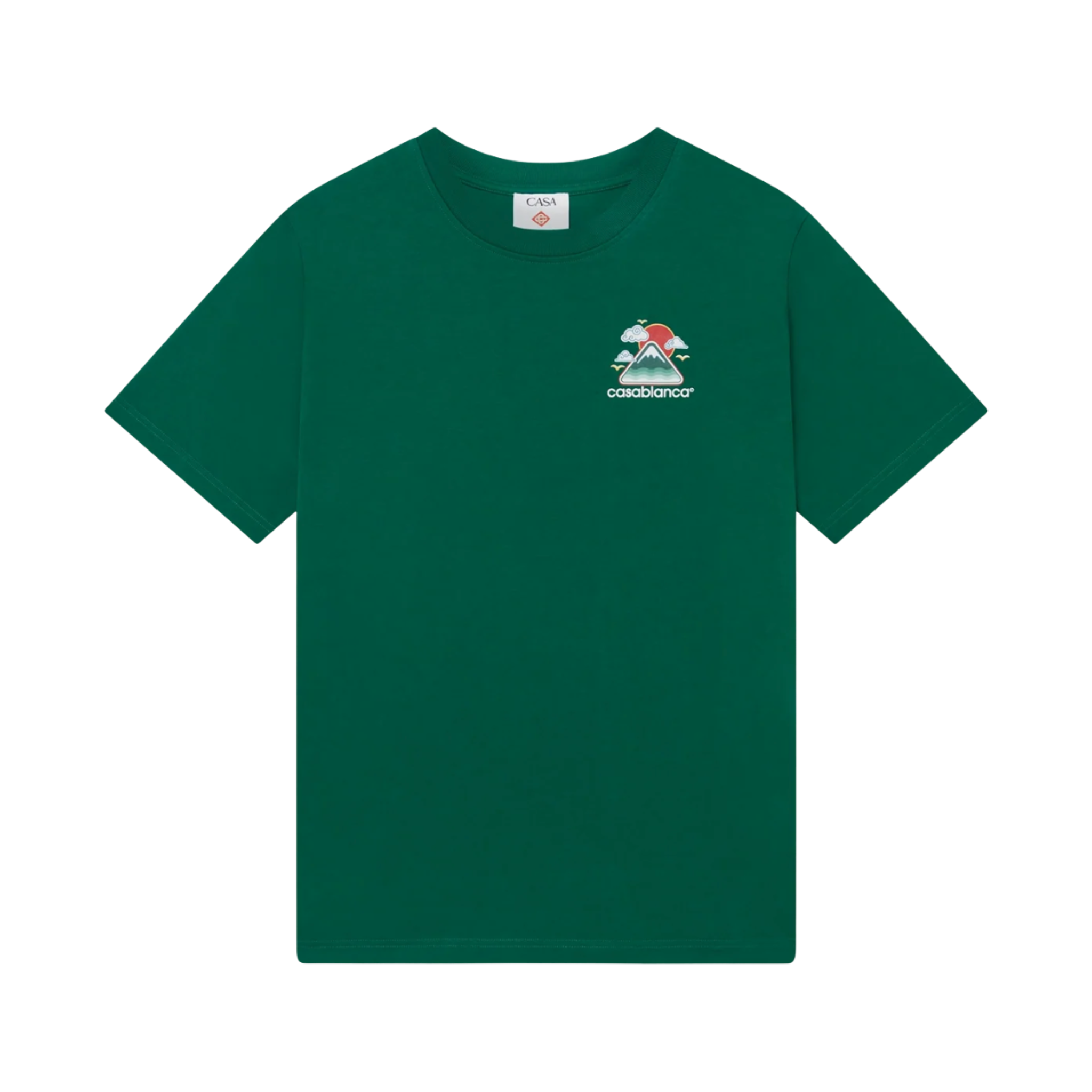 Montagne Ondulee Short Sleeve T-Shirt Green