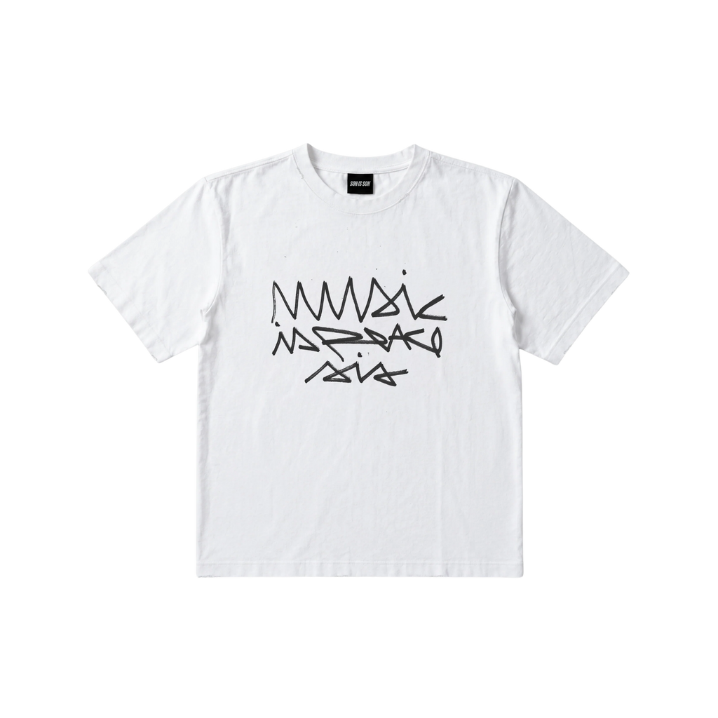 T‑Shirt College Music is Peace
