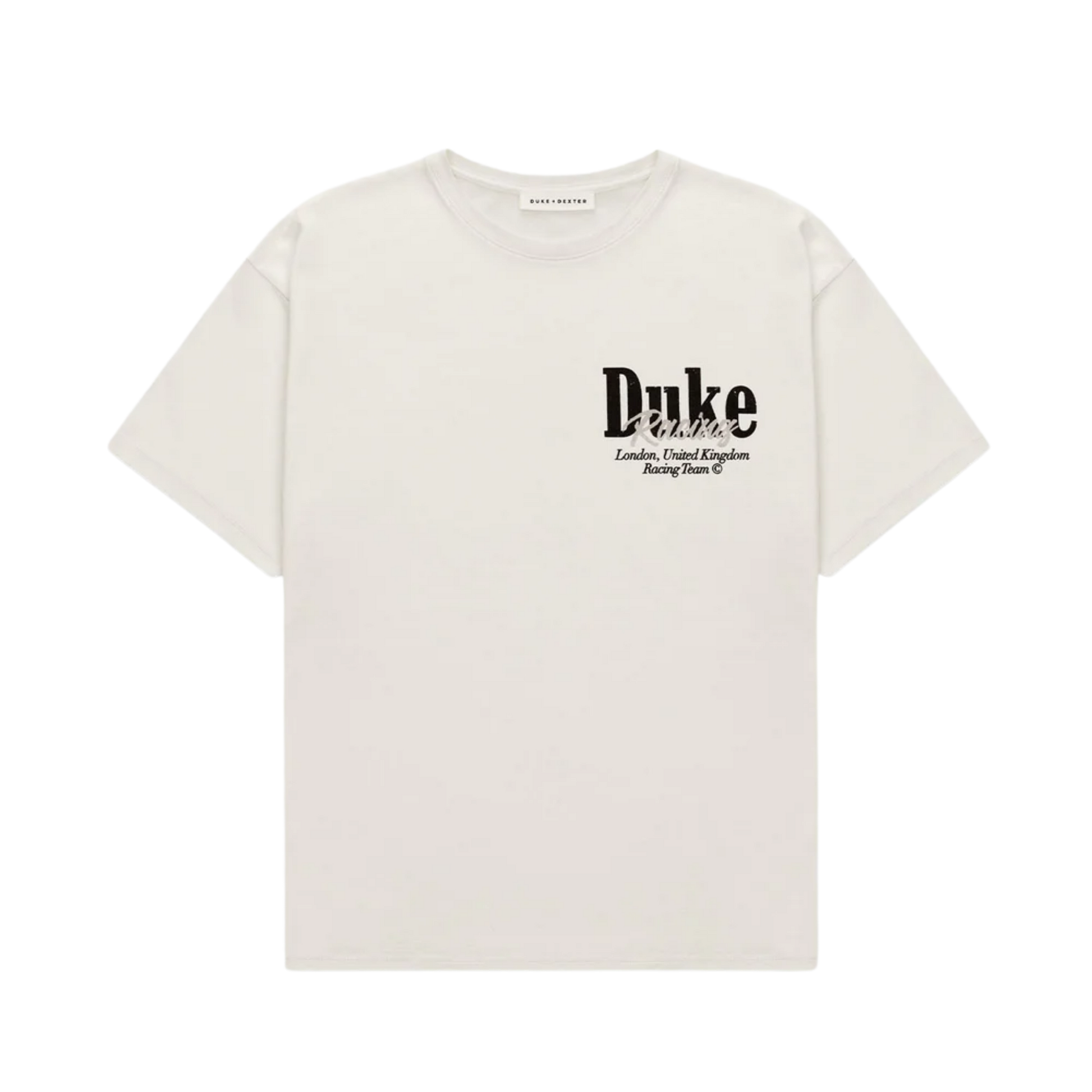 DR Grey Pit Stop Vintage White T-Shirt