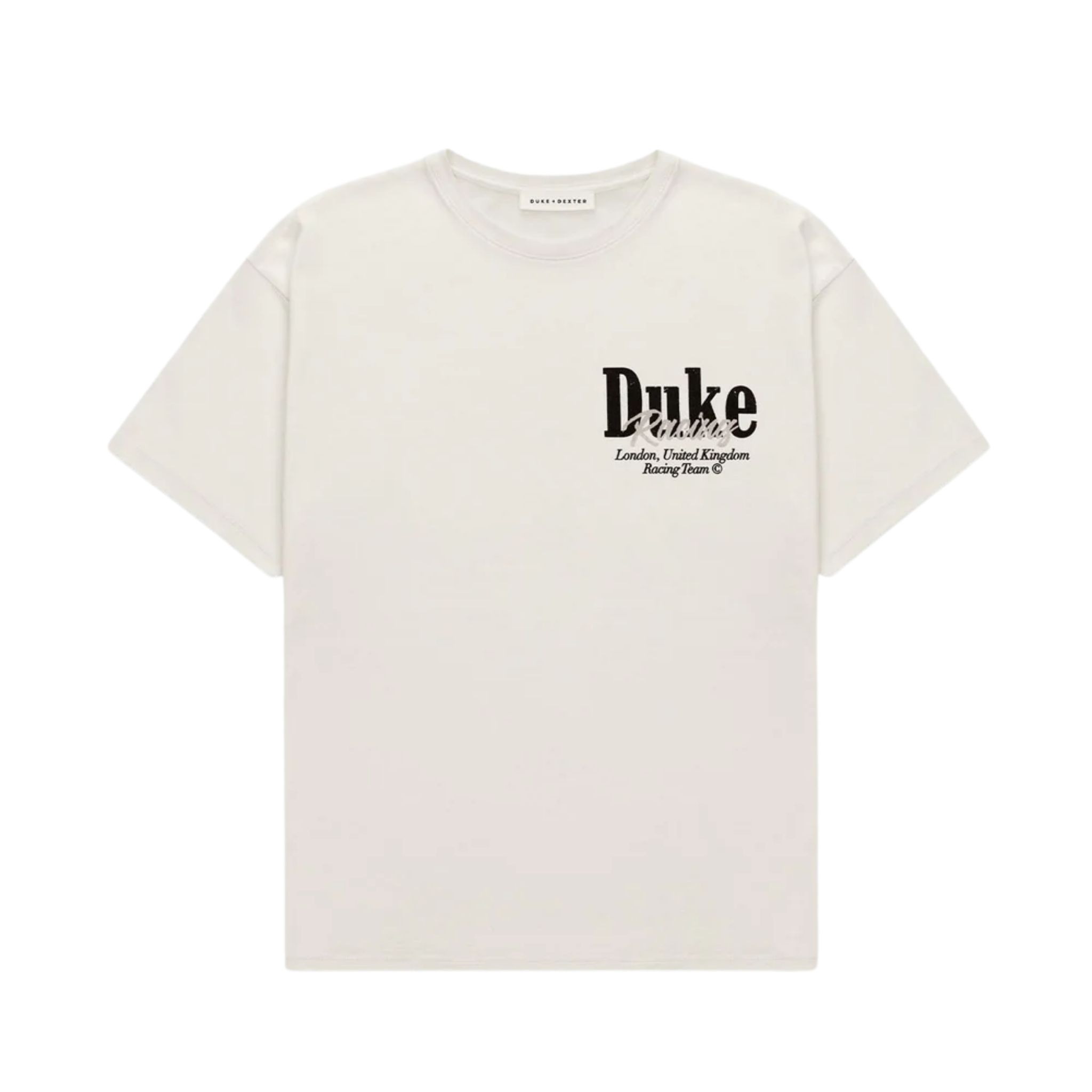 DR Grey Pit Stop Vintage White T-Shirt