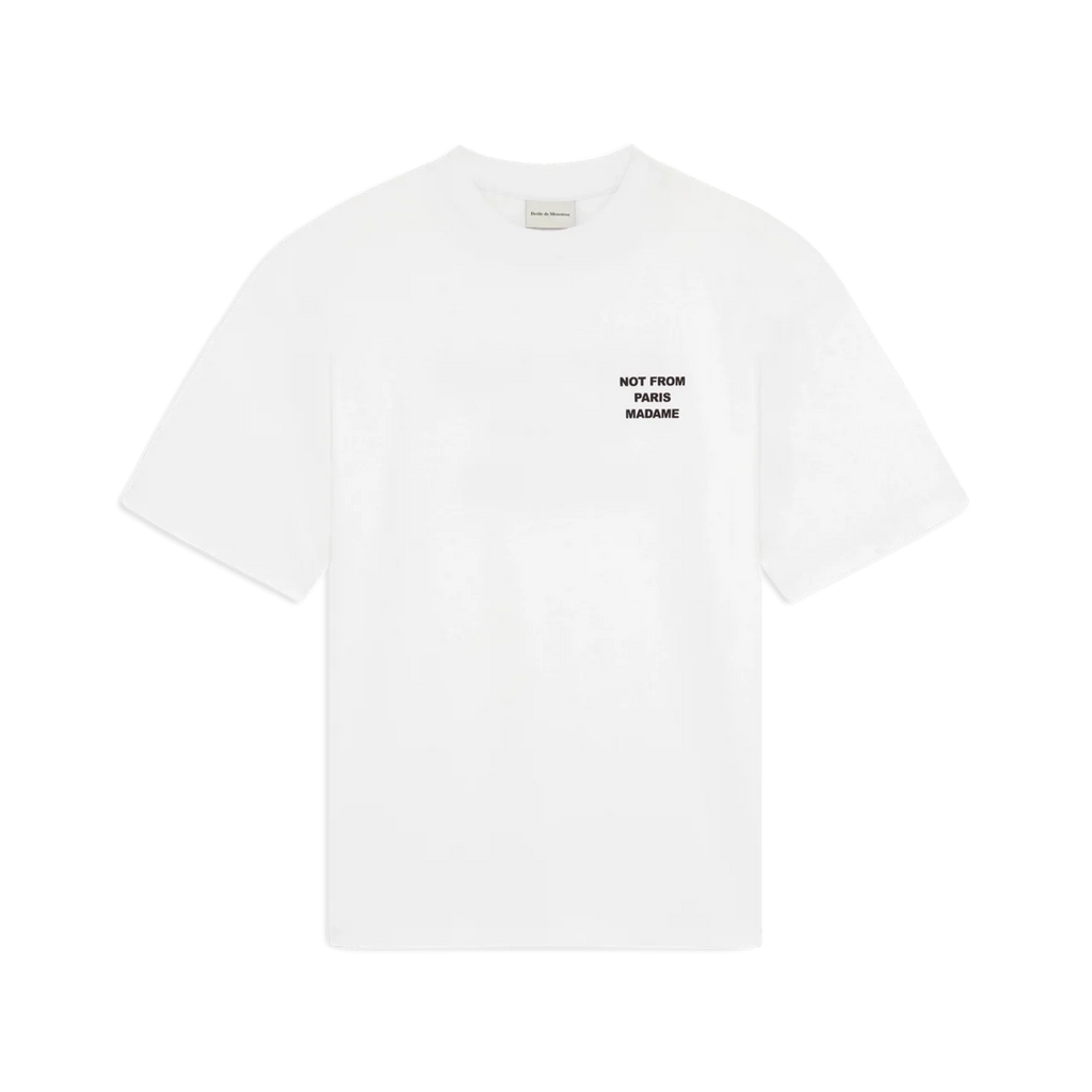 Bold T-shirt Slogan White
