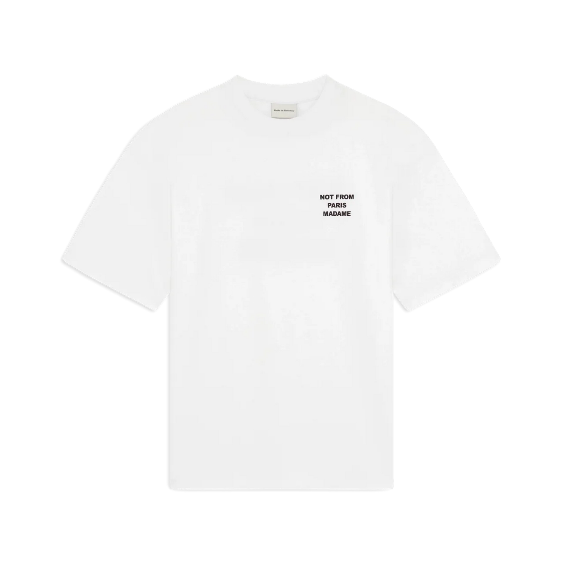 Bold T-shirt Slogan White