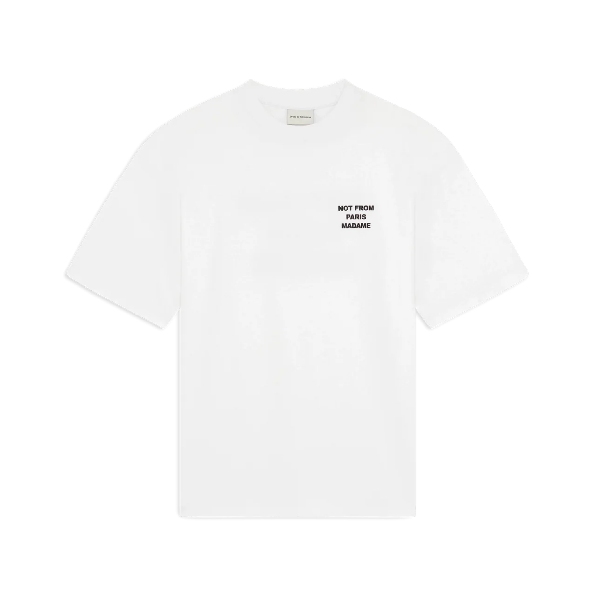 Bold T-shirt Slogan White