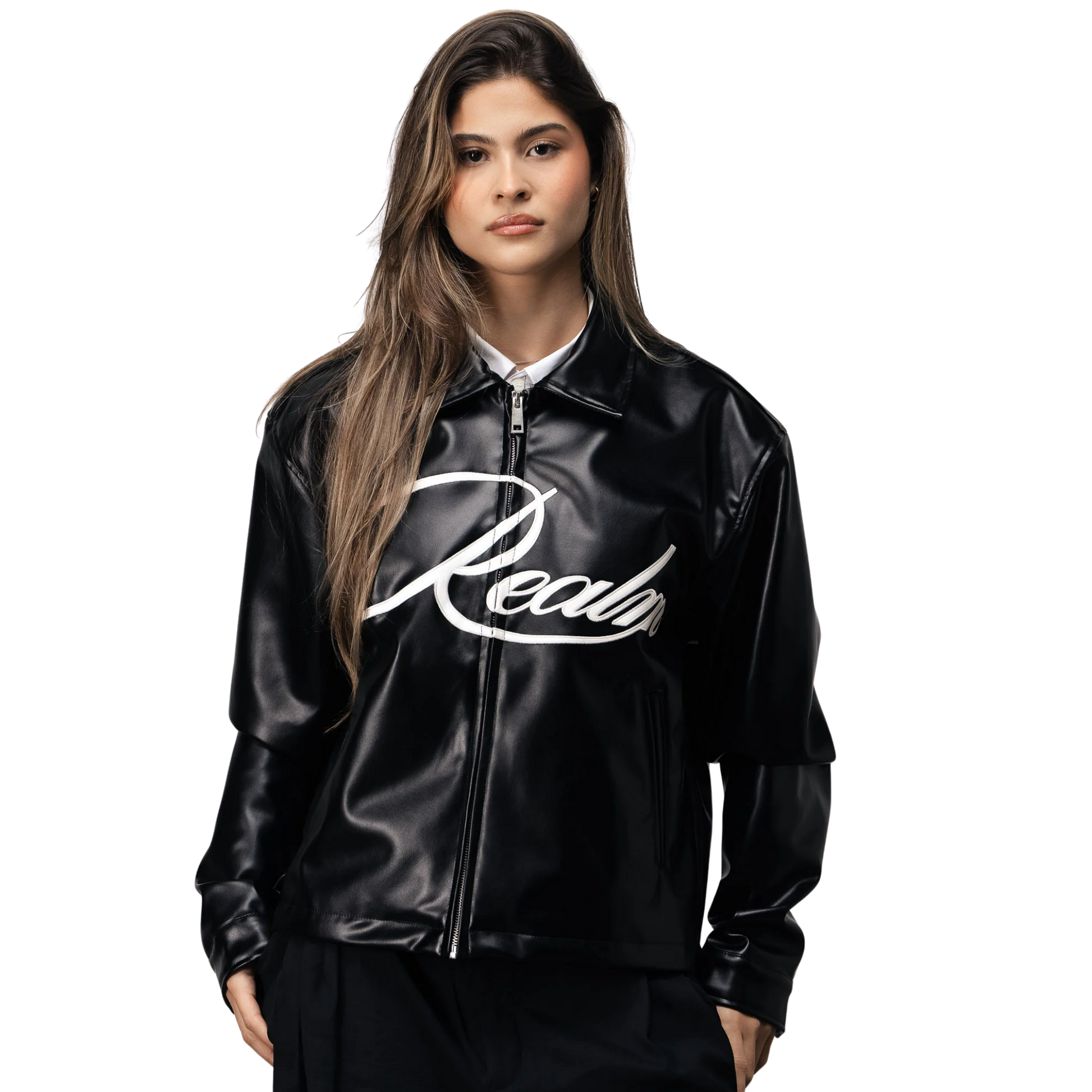 Realm Leather Jacket Black