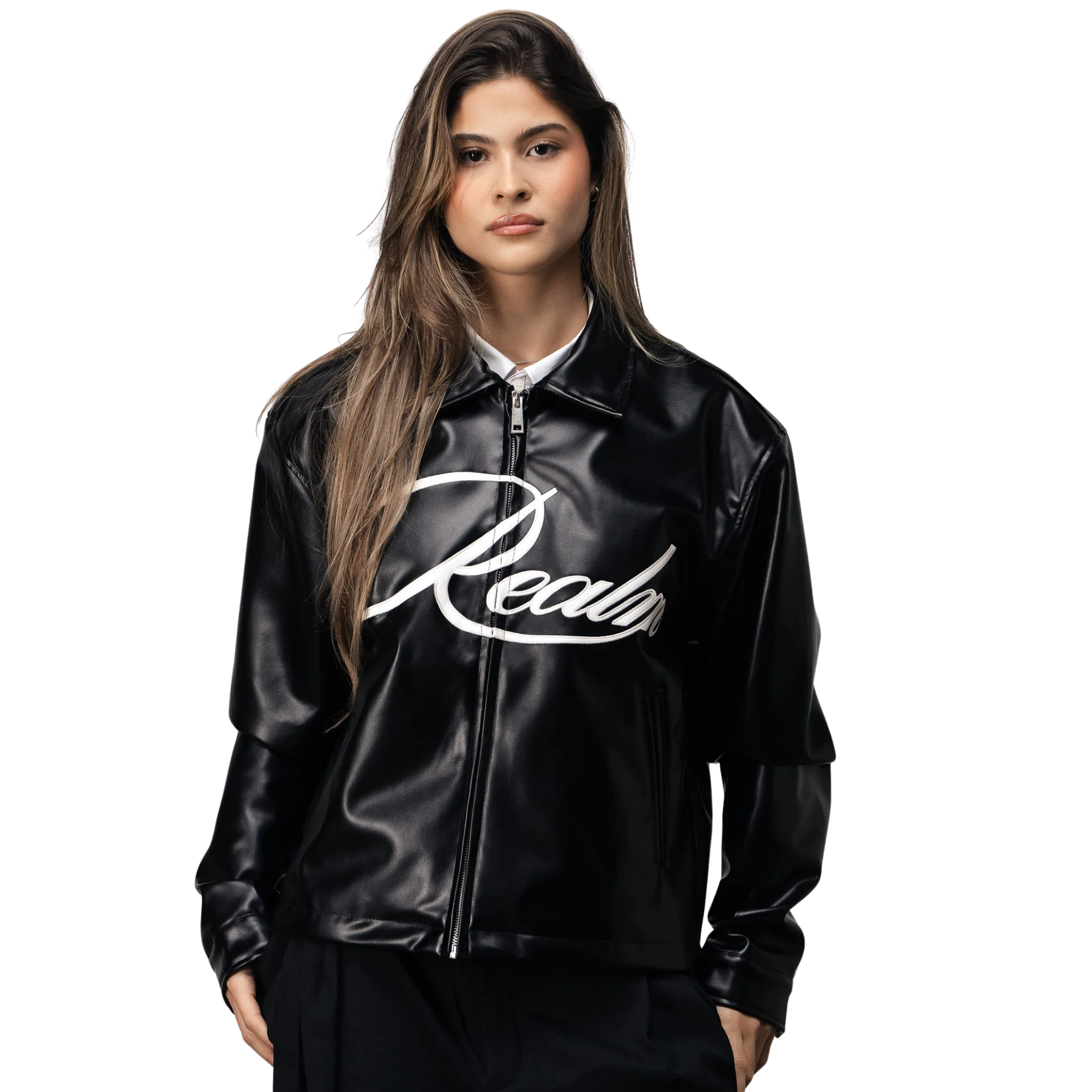 Realm Leather Jacket Black